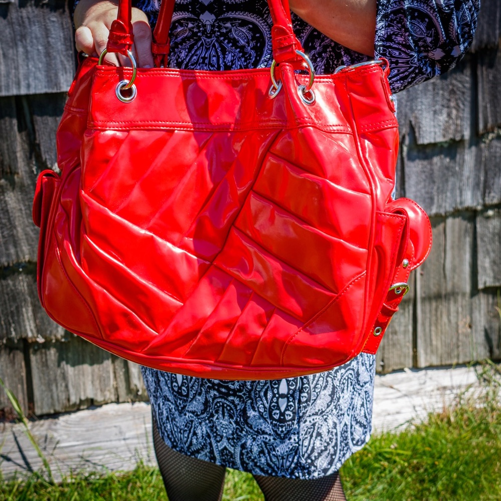Bijou New York Bright Red Purse